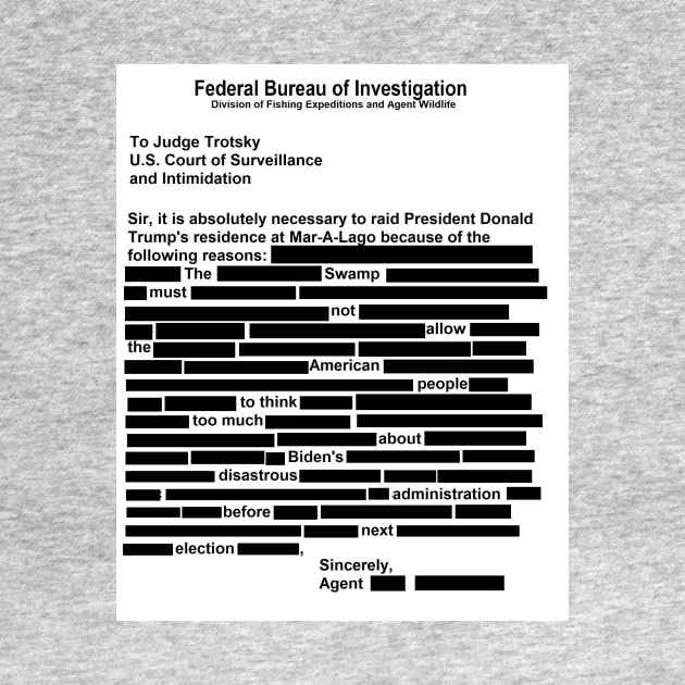 Redacted FBI Request: Read Between The Lines by Limb Store